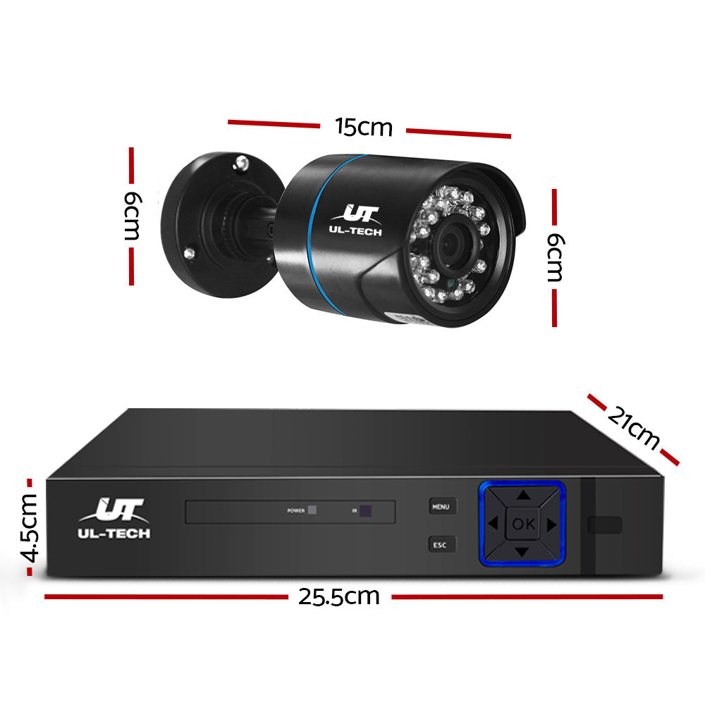 NNEDSZ 1080P 4 Channel CCTV Security Camera