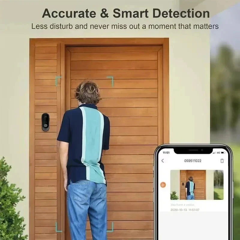 NNEOBA WiFi Camera Doorbell HD Video Intercom