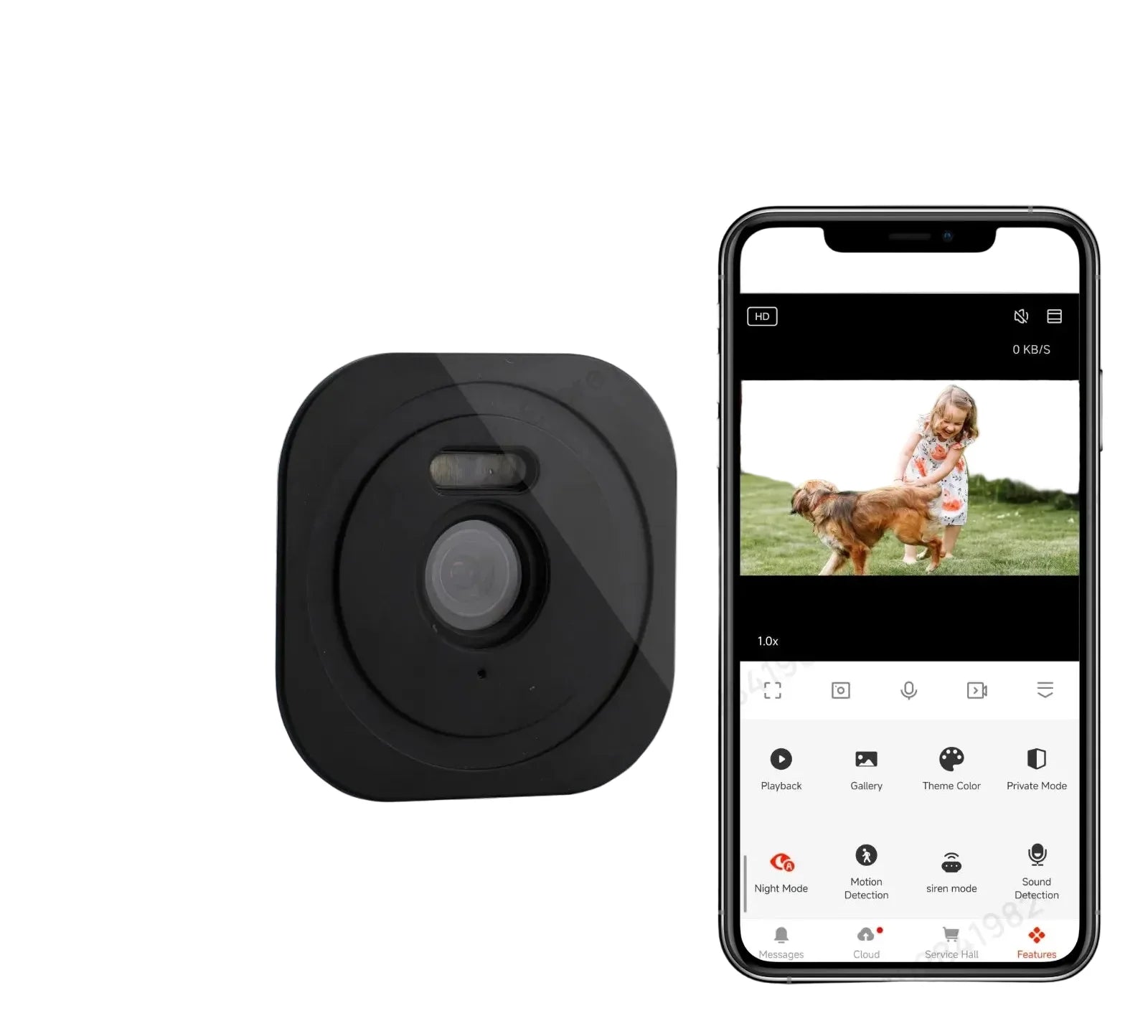 NNEOBA Ultra-HD Indoor WiFi Security Camera
