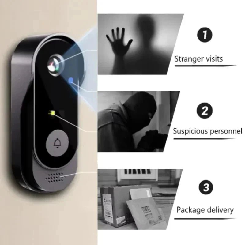 NNEOBA WiFi Camera Doorbell HD Video Intercom