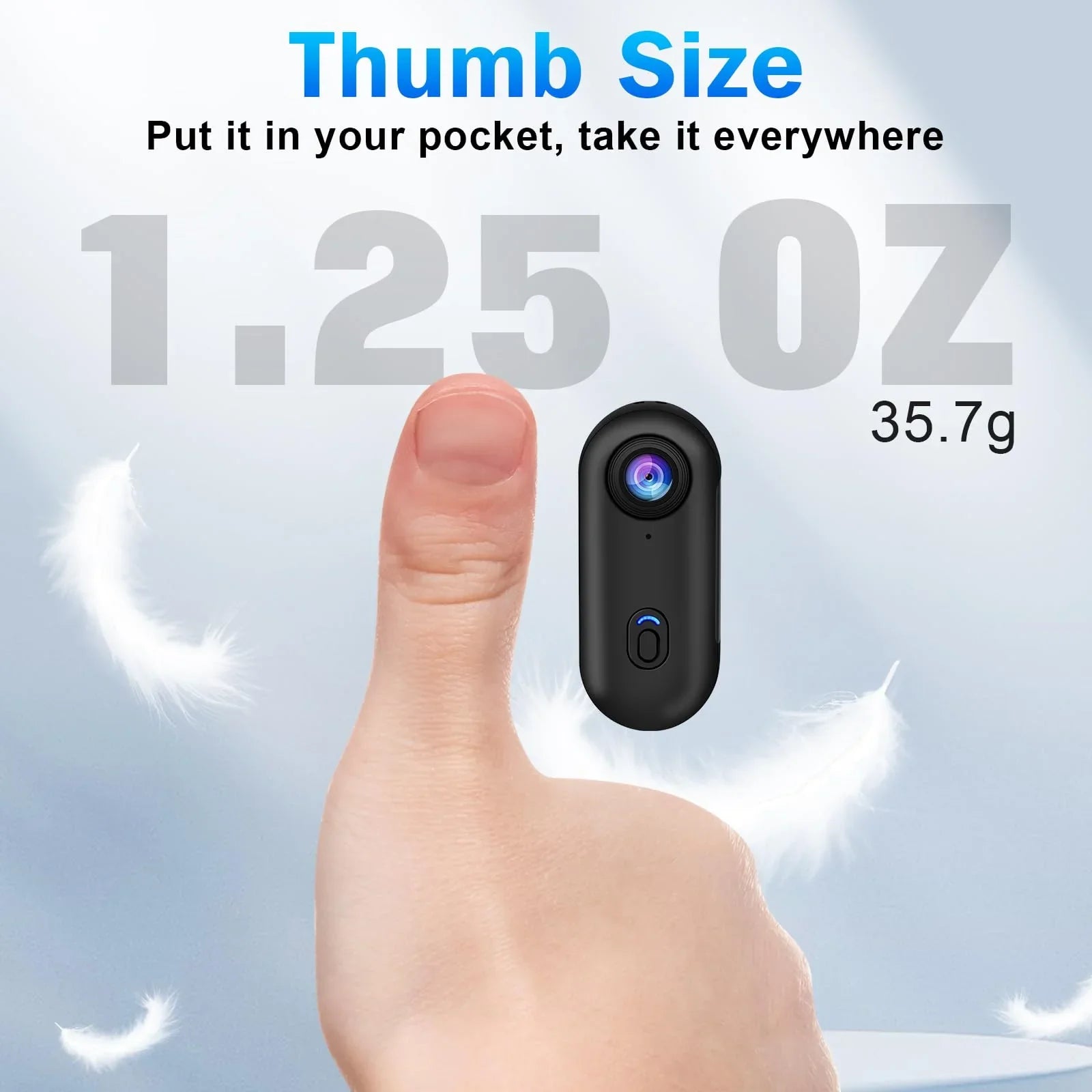 NNEOBA Mini 4K Outdoor Sports Body Camera